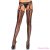 LEG AVENUE - TIGHTS WITH GARTER EXCLUSIVE BLACK
