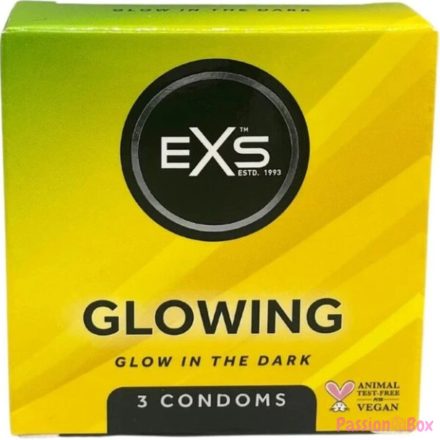 EXS CONDOMS - GLOWN IN THE DARK