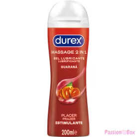 DUREX - GUARANA STIMULATING MASSAGE LUBRICANT GEL 200 ML