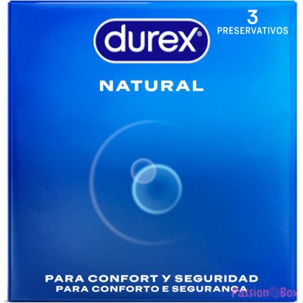 DUREX - NATURAL CONDOMS 3 UNITS
