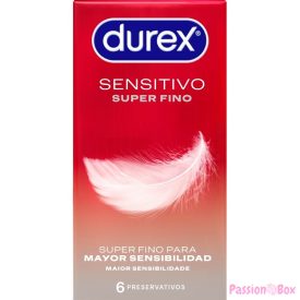 DUREX - SUPER THIN SENSITIVE 6 UNITS