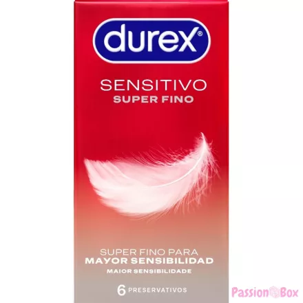 DUREX - SUPER THIN SENSITIVE 6 UNITS