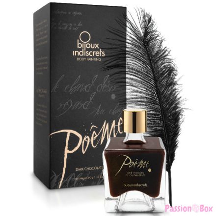 BIJOUX - POEME EDIBLE PAINT BLACK CHOCOLATE 50 GR