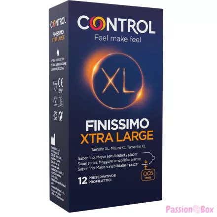 CONTROL - FINISSIMO XL CONDOMS 12 UNITS