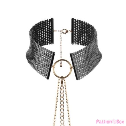 BIJOUX - DÉSIR MÉTALLIQUE BLACK METALLIC NECKLACE