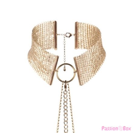 BIJOUX - DÉSIR MÉTALLIQUE GOLDEN METALLIC NECKLACE