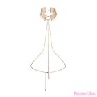 BIJOUX - DÉSIR MÉTALLIQUE GOLDEN METALLIC NECKLACE