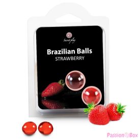 SECRETPLAY - 2 BRAZILIAN BALLS STRAWBERRY