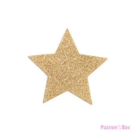 BIJOUX - INDISCRETS FLASH GOLDEN STAR NIPPLE COVERS