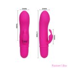 PRETTY LOVE - FLIRTATION VIBRATOR WITH RABBIT CAESAR
