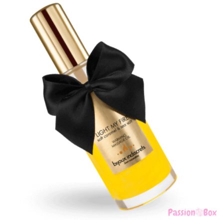 BIJOUX - MASSAGE OIL HEAT EFFECT CARAMEL AROMA