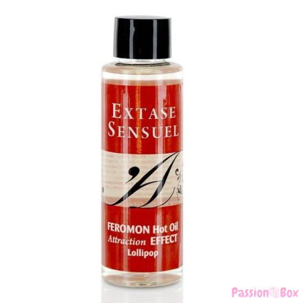 EXTASE SENSUAL - HEAT EFFECT MASSAGE OIL WITH PIRULET PHEROMONES 100 ML