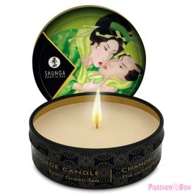   SHUNGA - MINI CARESS BY CANDELIGHT MASSAGE CANDLE T GREEN 30 ML