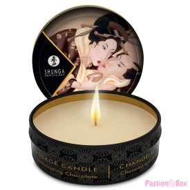   SHUNGA - MINI CARESS BY CANDELIGHT CHOCOLATE MASSAGE CANDLE 30 ML