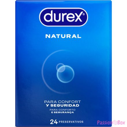 DUREX - NATURAL CONDOMS 24 UNITS