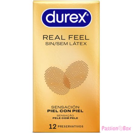 DUREX - REAL FEEL CONDOMS WITHOUT LATEX 12 UNITS
