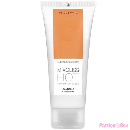 MIXGLISS - HEAT EFFECT LUBRICANT CINNAMON FLAVOR 70ML