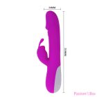 PRETTY LOVE - FLIRTATION ROBERT VIBRATOR WITH CLITORIS STIMULATOR