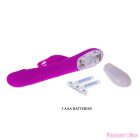 PRETTY LOVE - FLIRTATION ROBERT VIBRATOR WITH CLITORIS STIMULATOR