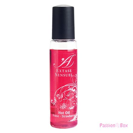 EXTASE SENSUAL - STRAWBERRY STIMULATING OIL HEAT TRIP 35 ML