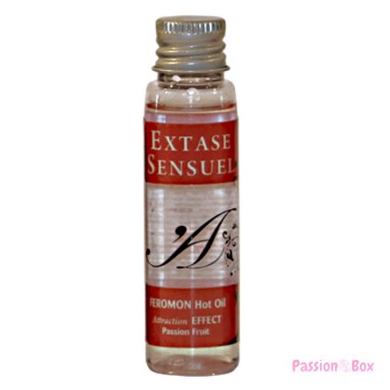 EXTASE SENSUAL - HEAT EFFECT MASSAGE OIL WITH PASSION FRUIT PHEROMONES TRAVEL 35 ML