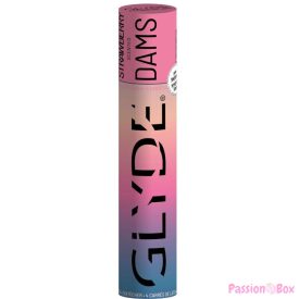 SHEER GLYDE - DAMS LAMINAS LATEX ORAL SEX STRAWBERRY