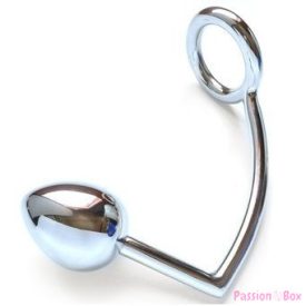 METAL HARD - RING WITH ANAL HOOK 40MM