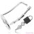 METAL HARD - TESTICLE RING WITH URETHRAL CHASTITY PLUG