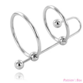 METAL HARD - EXTREME RING WITH URETHRAL STOP