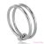 METAL HARD - DOUBLE GLANS RING 28MM