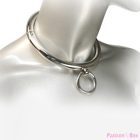 METAL HARD - BDSM NECKLACE WITH RING 10CM
