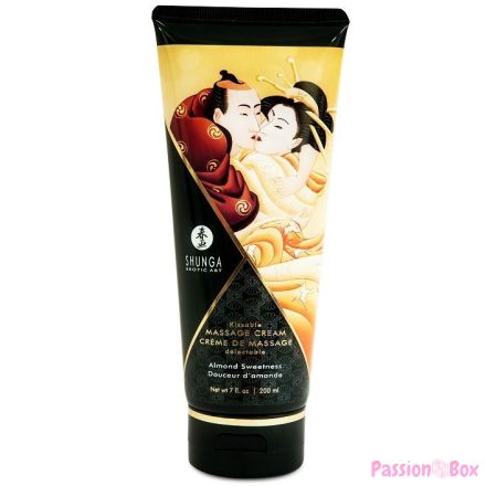 SHUNGA - SWEET ALMOND MASSAGE CREAM 200 ML