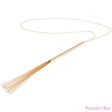 BIJOUX - MAGNIFIQUE METAL CHAIN NECKLACE / WHIP