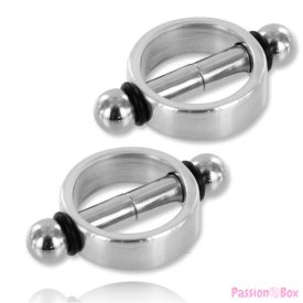 METAL HARD - MAGNETIC NIPPLE Clamps PAIR