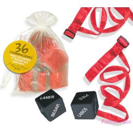 INEDIT - KIT BAG ORGANZA TIES RED