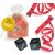 INEDIT - KIT BAG ORGANZA TIES RED