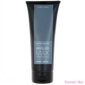 MIXGLISS - MAX NATURAL WATER-BASED ANAL LUBRICANT 70 ML