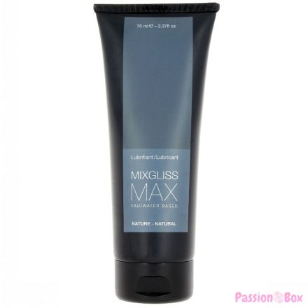 MIXGLISS - MAX NATURAL WATER-BASED ANAL LUBRICANT 70 ML