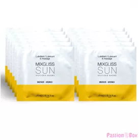   MIXGLISS - SILICONE BASED LUBRICANT AROMA MONOI 12 SINGLE DOSE 4ML