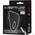 PRETTY LOVE - THIMBLE VIBRATOR RING BLACK