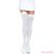 LEG AVENUE - NYLON THIGH HIGHS WHITE
