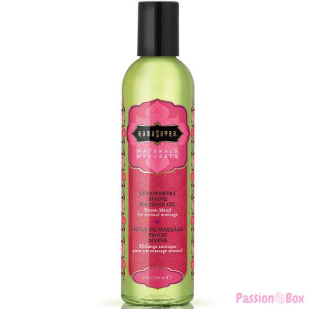 KAMASUTRA - NATURALS DIVINE STRAWBERRY MASSAGE OIL 236ML