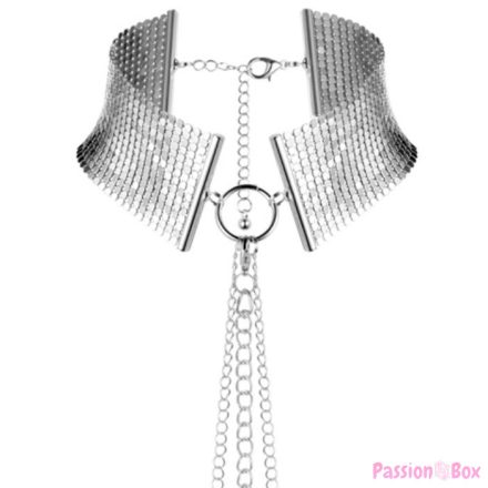 BIJOUX - DÉSIR MÉTALLIQUE SILVER METALLIC NECKLACE