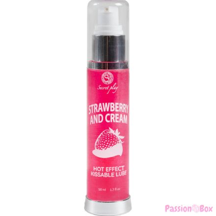 SECRETPLAY - LUBRICANT 2-1 HEAT EFFECT STRAWBERRY & CREAM 50 ML