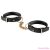 BIJOUX - INDISCRETS MAZE HANDCUFFS BLACK BRACELETS