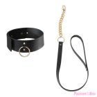 BIJOUX INDISCRETS MAZE - BLACK NECKLACE WITH STRAP