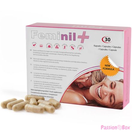 500 COSMETICS - FEMINIL+ FEMALE SEXUAL LIBIDO ENHANCEMENT - 30 CAPSULES