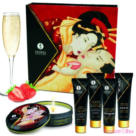 SHUNGA - SECRET GEISHA STRAWBERRIES AND CAVA KIT