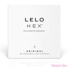 LELO - HEX CONDOM BOX 3 UNITS