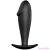 PRETTY LOVE - ANAL PLUG SILICONE PENIS FORM BLACK